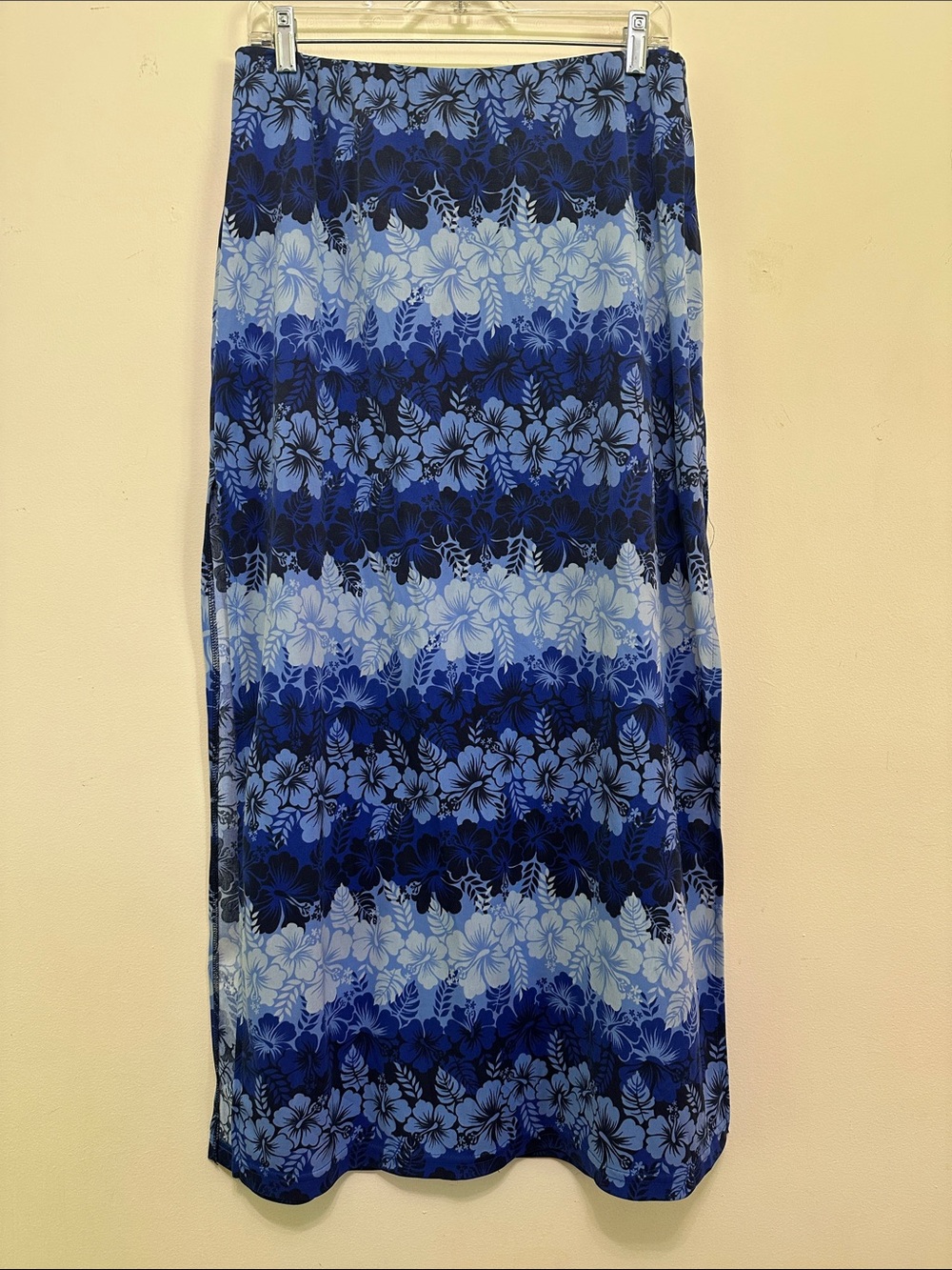Blue Floral Maxi Skirt - Women's Maxi